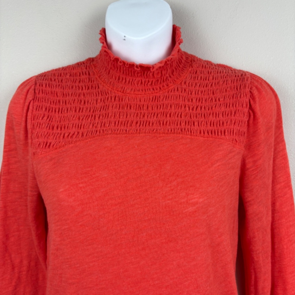 We the Free Caroline Mock Neck Top - Size Medium - Picture 3 of 6
